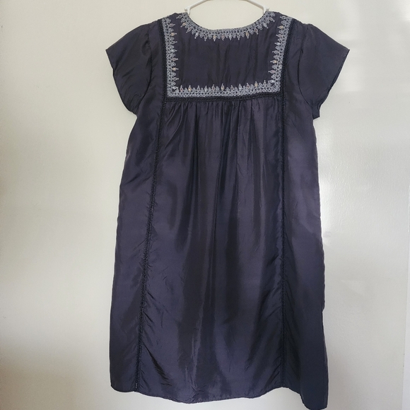 Calypso Silk Embossed Mini Dress Size Small - Picture 8 of 10